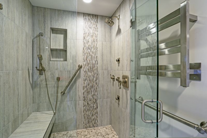 Recessed Shelving in Shower